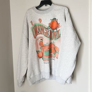 Abercrombie Orange Bowl Sweatshirt